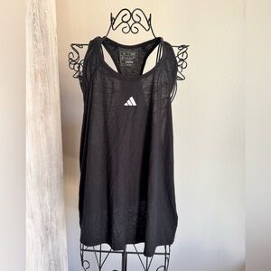 Adidas Women's Black Racerback Tank Top